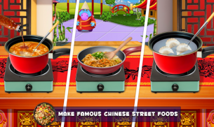 Authentic Chinese Street Food Maker! Cooking Foods screenshot 2