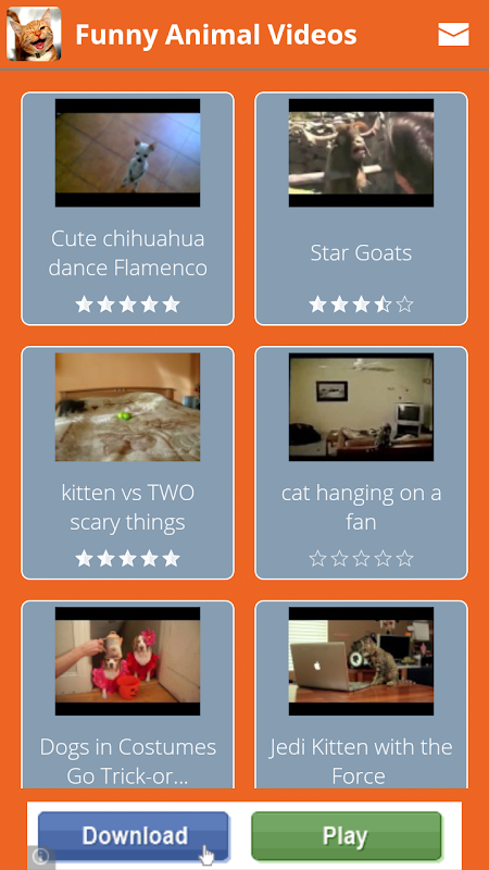 Vídeos engraçados de animais::Appstore for Android
