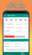Glucose tracker－Diabetic diary screenshot 3