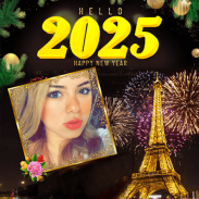 New Year 2025 Photo Frame screenshot 1