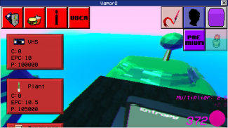 Vaporwave Clicker : Polygonal Lands screenshot 1