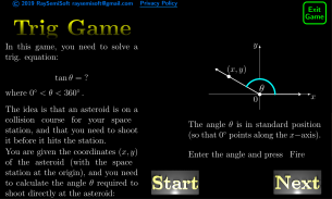 Trig Game screenshot 1