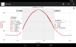 Vernier Graphical Analysis screenshot 11