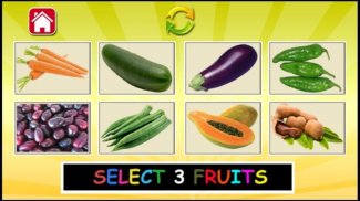 Fruit vegetables learning apps for kids fun games screenshot 4