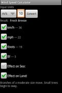 Wind Speed Calculator screenshot 0
