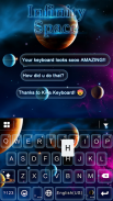 Infinity Space Keyboard Theme screenshot 4