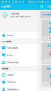 myBulkSMS - Bulk SMS App screenshot 1