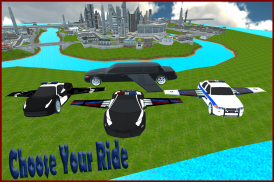Terbang 3D Police Car screenshot 11