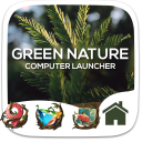 Green Nature Theme For Computer Launcher