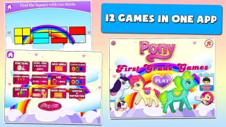 Pony-Spiele für First Grade screenshot 2