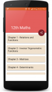 12th Class Maths Solutions - CBSE screenshot 0