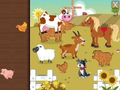 Puzzle con animali per bambini screenshot 0