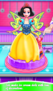 ¡Brilla en The Dark Ice Cream Fairy Cake! Muñecas screenshot 11