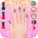 Fashion Nail Art Beauty Salon Icon