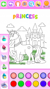 Princess Coloring Book Glitter screenshot 1