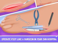 Nail Surgery Foot Doctor - Offline Surgeon Games screenshot 2