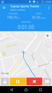 Caynax Sports Tracker GPS screenshot 0