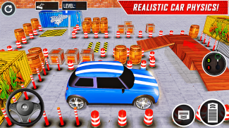 difícil antiguo coche estacionamiento juego screenshot 2