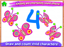 123 Draw🎨 Toddler counting for kids Drawing games screenshot 3
