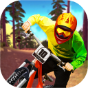 Downhill Bike Simulator MTB 3D Icon