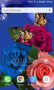 Multicolor Roses Butterfly LWP screenshot 2