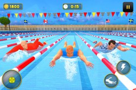 Kinder Schwimmbad Wasser Rennen Meisterschaft screenshot 0