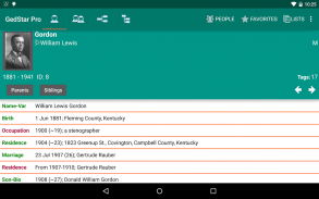 GedStar Pro Genealogy Viewer screenshot 13