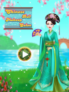 Chinese Doll Makeup Salon - Girls Fashion Doll Spa screenshot 4