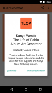 The Life of Pablo Generator screenshot 1