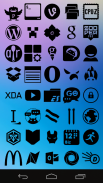 Stamped Black Icons screenshot 3