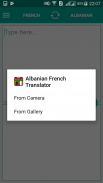 Albanisch nach Französisch screenshot 2
