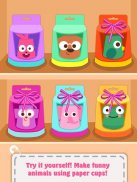 Paper Cup Animals screenshot 8