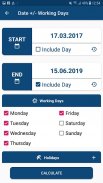 Date Calculator - Days between Dates screenshot 0