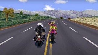 Road Rash like computer game screenshot 4