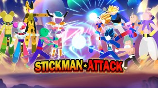 Stickman Attack-Dragon Warrior screenshot 0