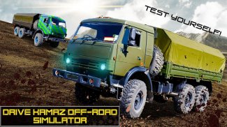 Drive KAMAZ Off-Road Simulator screenshot 0