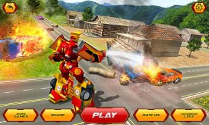 Firefighter Robot Rescue Hero screenshot 2