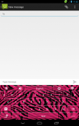 Pink Zebra Keyboard screenshot 1