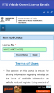 RTO Vehicle Owner/Licence Details screenshot 0