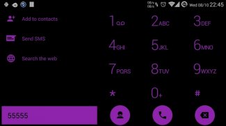 ExDialer Flat BlackPurple theme screenshot 7