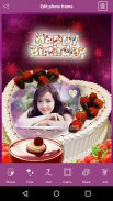 Happy Birthday Photo Frames Editor screenshot 1