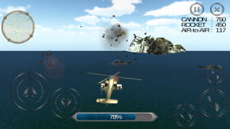 Helicóptero Gunship Batalha 3D screenshot 1