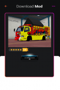 Livery Truck Canter Bussid Gold screenshot 4