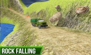 Camión del ejército Hill 3D screenshot 3