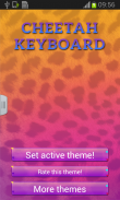 Cheetah tastiera screenshot 4