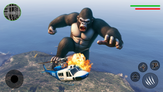 Gorilla Rope Hero Crime City screenshot 2