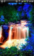 Blue Sparkle Waterfalls LWP screenshot 0