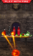 Shoot Real Bottle: Fireball Shooting Expert 3D screenshot 2