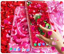 Rose petal live wallpaper screenshot 0