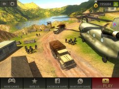 US Military Truck Drive: Army Vehicle Driving 2018 screenshot 2